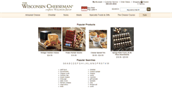 Desktop Screenshot of cheese.wisconsincheeseman.com